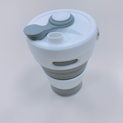 Tazza da caffè pieghevole in silicone